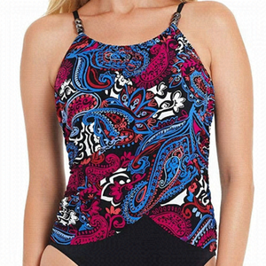 MAGICSUIT  Persia Lisa Paisley Underwire Slimming Swimsuit Size 14